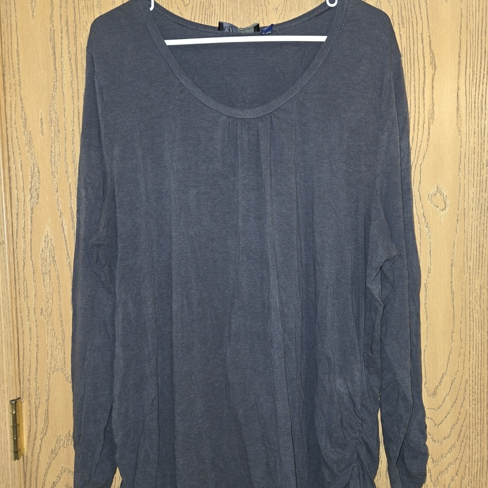 Chic Slate Long Sleeve Top